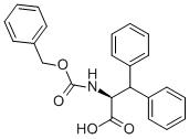 N-(苄氧羰基)-L-3,3-二苯基丙氨酸 结构式