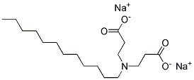 月桂亚氨基二丙酸钠 结构式