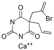 5-allyl-5-(2-bromoallyl)barbituric acid, calcium salt 结构式