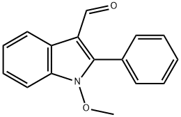 1-methoxy-2-phenyl-1H-indole-3-carbaldehyde  结构式