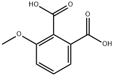 3-甲氧基苯-1,2-二甲酸 结构式