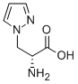 (R)-2-AMINO-3-PYRAZOL-1-YL-PROPIONIC ACID 结构式