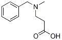 3-[苄基(甲基)氨基]丙酸 结构式