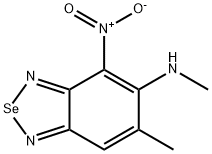 4-nitro-5-methylamino-6-methyl-2,1,3-benzoselenodiazole 结构式