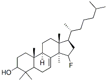 15-fluorolanost-7-en-3-ol 结构式