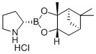 (S)-2-吡咯烷硼酸蒎烷二醇酯盐酸盐 结构式