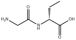 Butanoic acid, 2-[(aminoacetyl)amino]-, (2R)- (9CI) 结构式