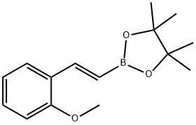 2-甲氧基苯乙烯硼酸频哪醇酯 结构式