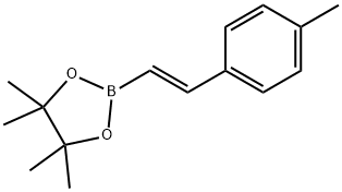 4-甲基-苯乙烯基硼酸频哪酯 结构式