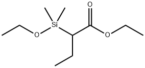 3-(羰乙氧基)丙基二甲基乙氧基硅烷 结构式