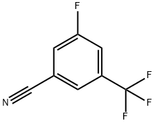 3-氟-5-(三氟甲基)苯甲腈 结构式