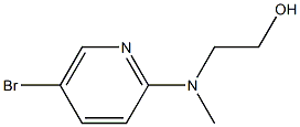 2-[(5-Bromopyridin-2-yl)methylamino]ethanol 结构式