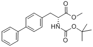 甲基-N-叔-丁基氧羰基-氨基-4,4'-联苯-R-丙氨酸 结构式