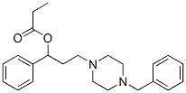 [3-(4-benzylpiperazin-1-yl)-1-phenyl-propyl] propanoate 结构式