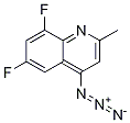 4-azido-6,8-difluoro-2-Methylquinoline 结构式