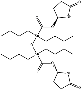 bis(di-n-butyl-2-pyrrolidone-5-carboxylato)tin oxide 结构式