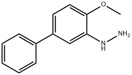 (4-METHOXY-BIPHENYL-3-YL)-HYDRAZINE 结构式