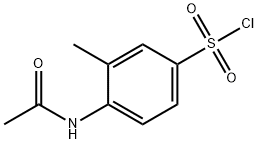 4-乙酰氨基-3-甲基-苯硫酰氯 结构式