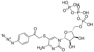 5-((4-azidophenacyl)thio)cytidine-5'-triphosphate 结构式