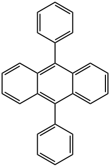 9,10-二苯基蒽 结构式