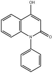 4-羟基-1-苯基喹啉-2(1H)-酮 结构式