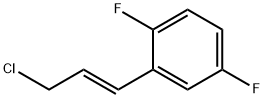 (E)-2-(3-氯丙-1-烯-1-基)-1,4-二氟苯 结构式