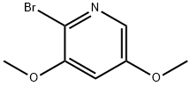 2-溴-3,5-二甲氧基吡啶 结构式