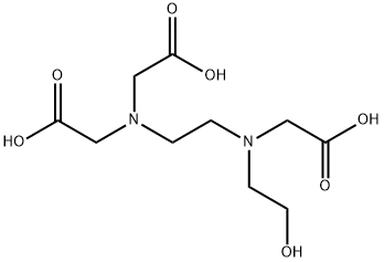 N-羟乙基乙二胺三乙酸 结构式