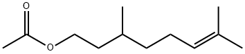 乙酸香茅酯 结构式