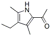Ethanone, 1-(4-ethyl-3,5-dimethyl-1H-pyrrol-2-yl)- (9CI) 结构式