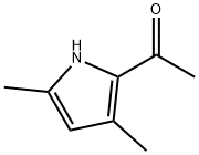 1-(3,5-二甲基-1H-吡咯基)乙基-1-酮 结构式