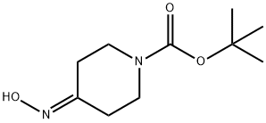 4-(羟基亚氨基)哌啶-1-羧酸叔丁酯 结构式