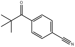 4-新戊酰基苯甲腈 结构式