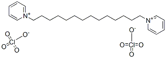 二高氯酸十四亚甲基二吡啶盐 结构式