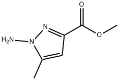 1H-Pyrazole-3-carboxylicacid,1-amino-5-methyl-,methylester(9CI) 结构式