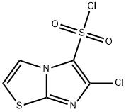 6-氯咪唑[2,1-b][1,3]噻唑-5-磺酰氯 结构式