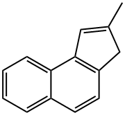 2-甲基苯并[E]茚(1H-和3H-型的混合物) 结构式