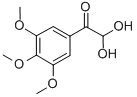 3,4,5-三甲氧基苯基乙二醛水合物 结构式