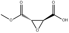 OXIRANE-(2S,3S)-DICARBOXYLIC ACID MONOMETHYL ESTER 结构式