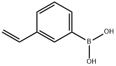 3-乙烯基苯硼酸 结构式