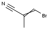 3-溴-2-甲基丙烯腈,顺反混合物 结构式