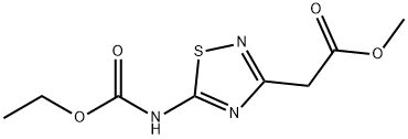 5-[(乙氧基羰基)氨基]-1,2,4-三唑-3-乙酸甲酯 结构式