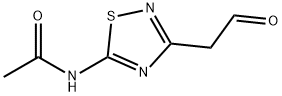 Acetamide,  N-[3-(2-oxoethyl)-1,2,4-thiadiazol-5-yl]- 结构式