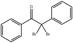 2,2-二溴-1,2-二苯基乙-1-酮 结构式