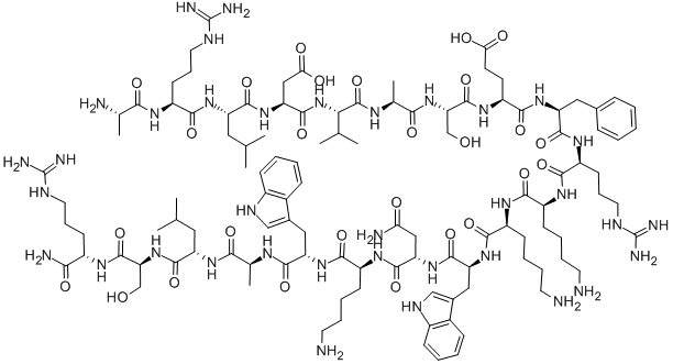 肾上腺髓质素N端20肽（人类） 结构式