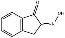 2-(HYDROXYIMINO)-2,3-DIHYDRO-1H-INDEN-1-ONE 结构式