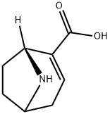 8-Azabicyclo[3.2.1]oct-2-ene-2-carboxylicacid,(1R)-(9CI) 结构式