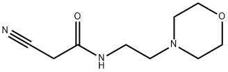 N-(2-吗啉乙基)氰基乙酰胺 结构式