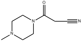 3-(4-甲基哌嗪-1-基)-3-氧代丙腈 结构式