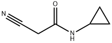 2-氰基-N-环丙基-乙酰胺 结构式